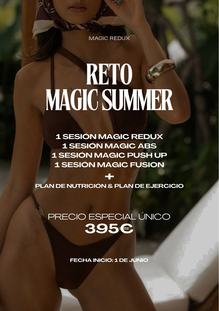 RETO MAGIC SUMMER | 1 Magic Redux + 1 Magic ABS + 1 Magic Push Up + 1 Magic Fusion