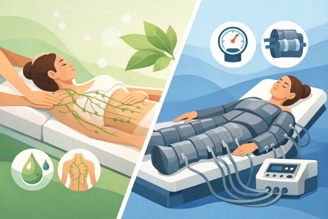 Drenaje linfático o presoterapia: qué elegir
